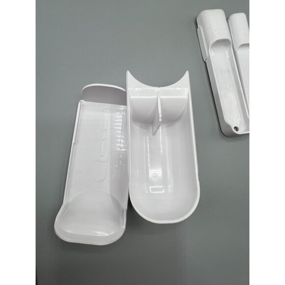Pampered Chef Adjustable Measuring Spoon Cup Set Tablespoon Teaspoon Cup White - Picture 4 of 8